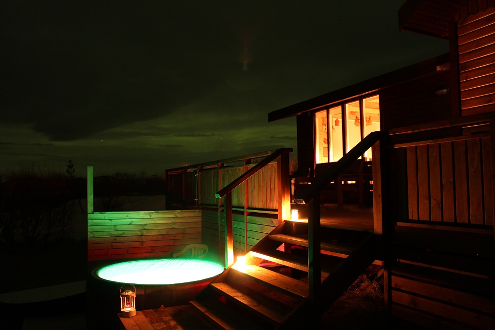 . Chalet de pêche avec Jacuzzi près du cercle d'or