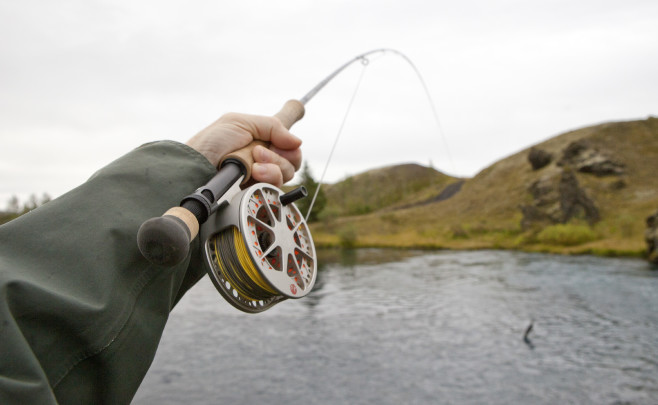 pêche aux truites de mer en Islande