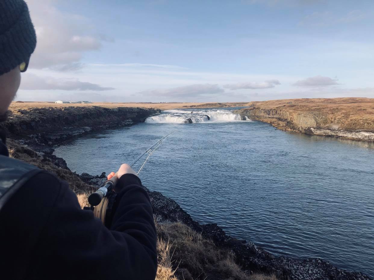 Rivière de pêche au saumon en Islande