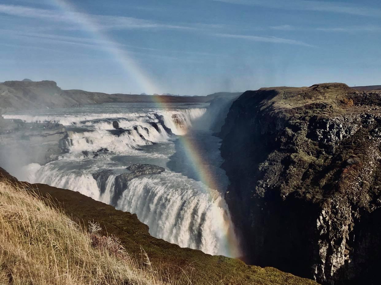 La chute de Gullfoss en Islande