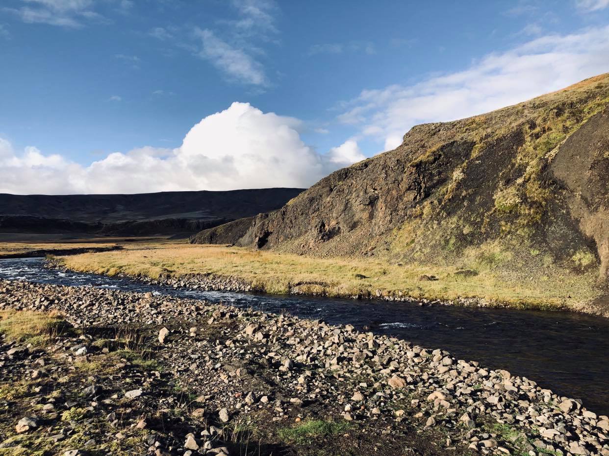 rivière à saumon en Islande